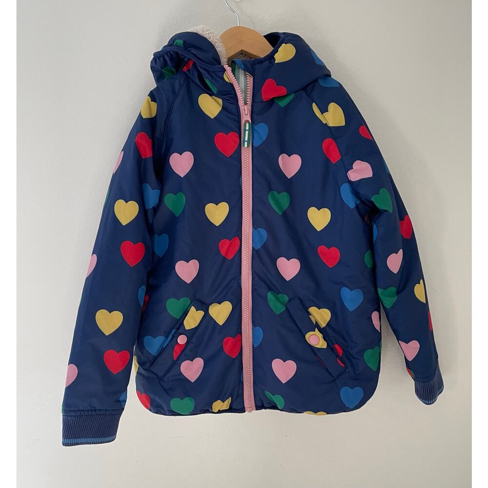Mini Boden Heart Print Jacket